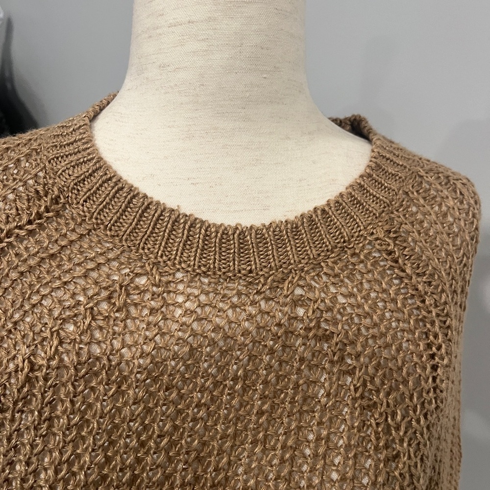 J.Crew Crewneck Knitted Tan Sweater XXS - Picture 4 of 9